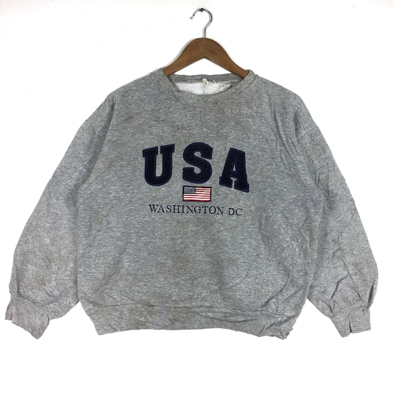 Vintage 90s USA WASHINGTON DC Big Logo Sweatshirt