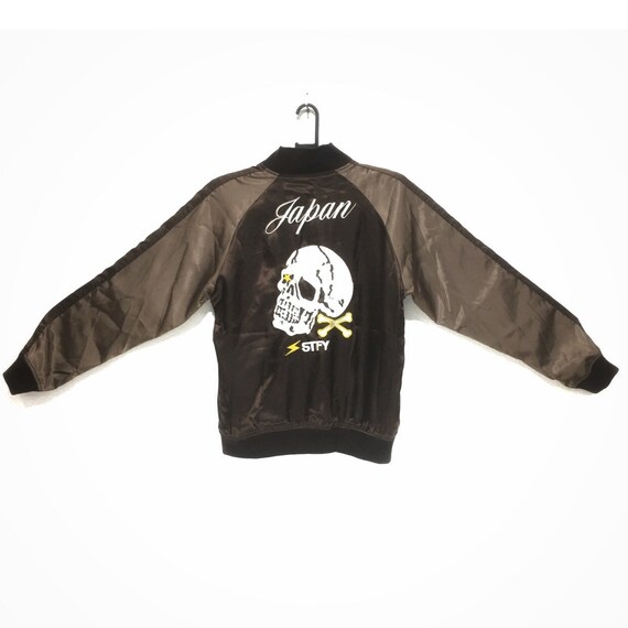 Vintage SUKAJAN JAPAN SATISFY Skull Bones Jacket S