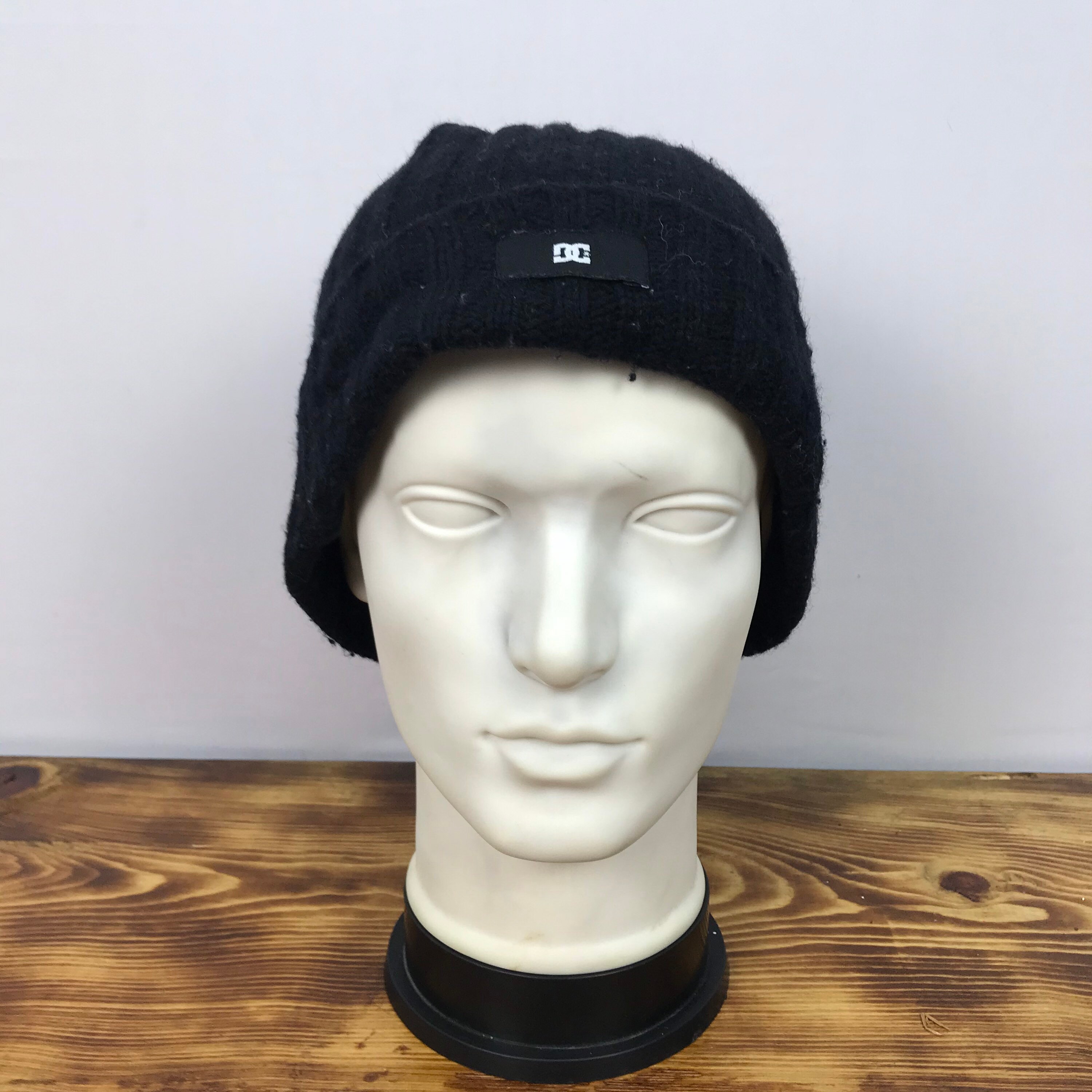 DC SHOES Black Beanie Hat - Etsy