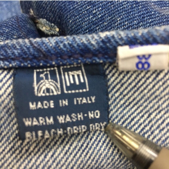 Vintage VALENTINO GARAVANI JEANS Denim Jacket Blue Made in | Etsy
