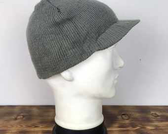 NIKE ACG Solid Grey Visor Beanie Hat 