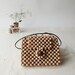 Cordera Wooden Beads Mini Bag in Ochre