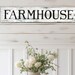FARMHOUSE Wood Sign Rustic Aged Sign Farmhouse Wood Decor 7 X 38 - Etsy
