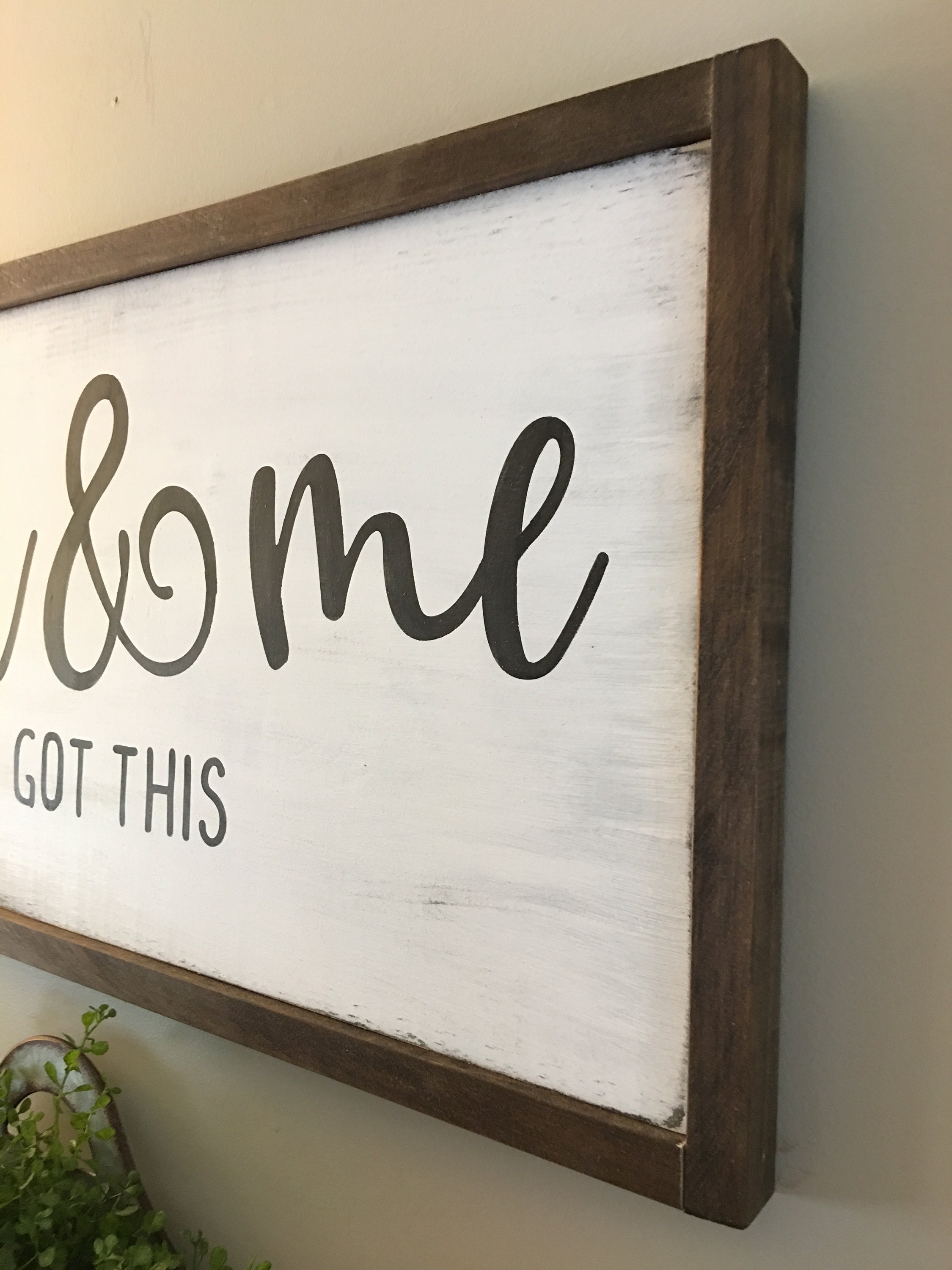 You and Me We Got This Farmhouse Style Wood Sign Couples - Etsy Canada