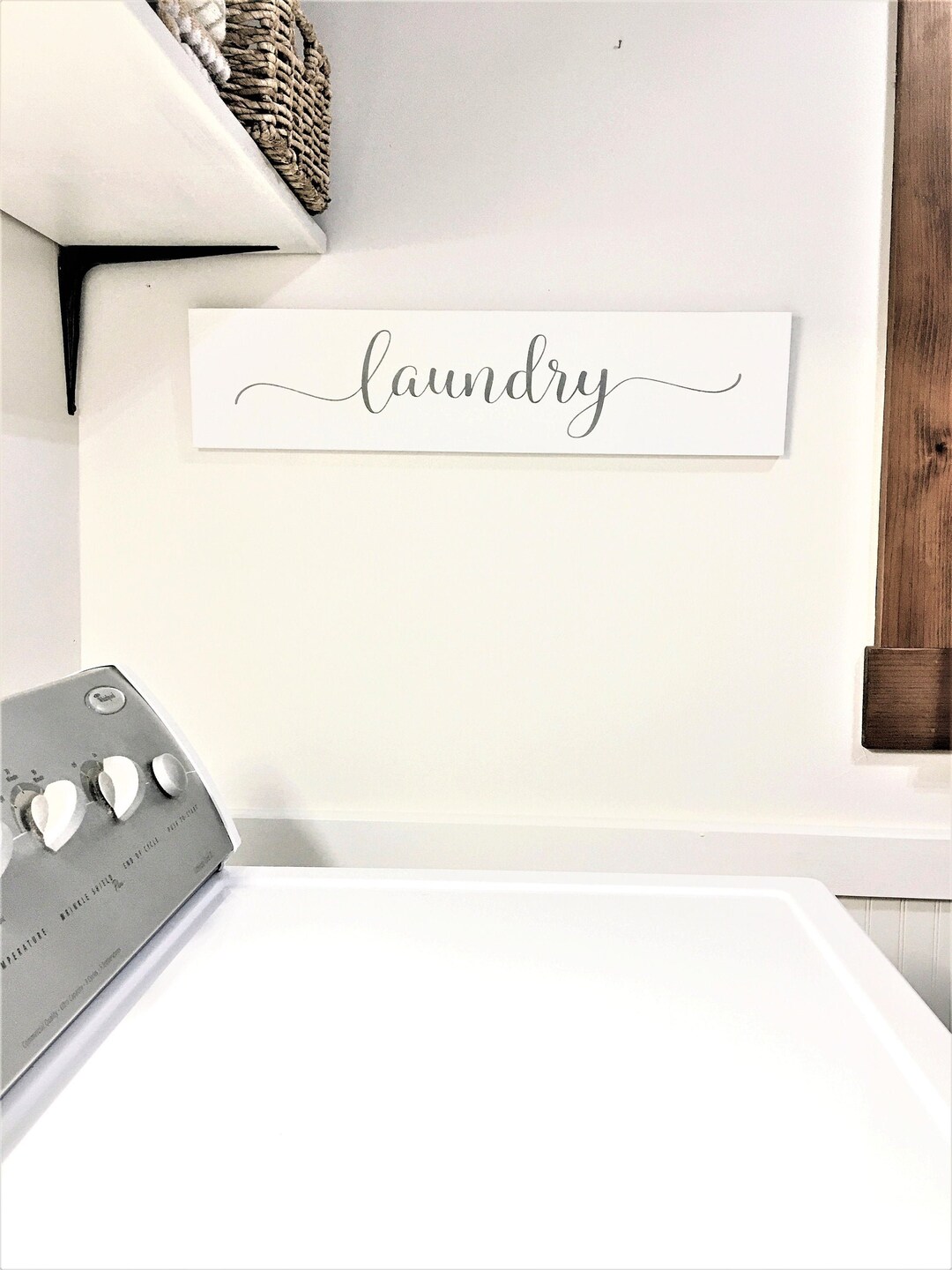 Laundry Wood Sign | Laundry Room Wall Decor | Rustic Farmhouse Laundry ...