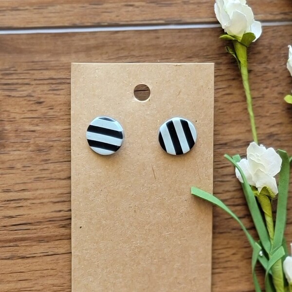 Polymer Clay Studs Etsy