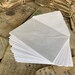 Wanderings A5 Handmade White Deckle Edge Blank Paper - Pack Of 50