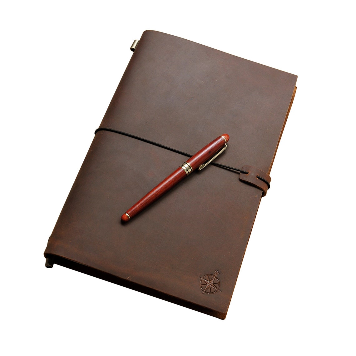 wanderings leather journal