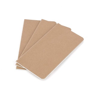 Wanderings® Traveler&#39;s Journal Inserts - A5 size - Set of 3 - Journal Refills For Leather Travel Journals, and Planners - A5 (8.25&quot; x 5.5&quot;)