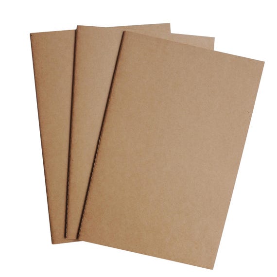 Traveler's Notebook Inserts – Large 120gsm Paper, Set of 3