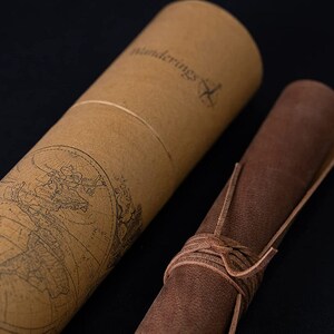 Genuine Leather Sheet for Leather Crafts - Full Grain Buffalo Leather Square – 1 Sheet (12"x24") + Leather Cord (36") image 5