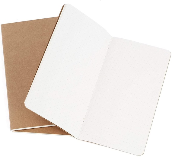 Nachfüll-Einlagen Für Reisetagebücher – 100 G/m² Papier, 21x10,8 Cm, Liniert, 3 Hefte
