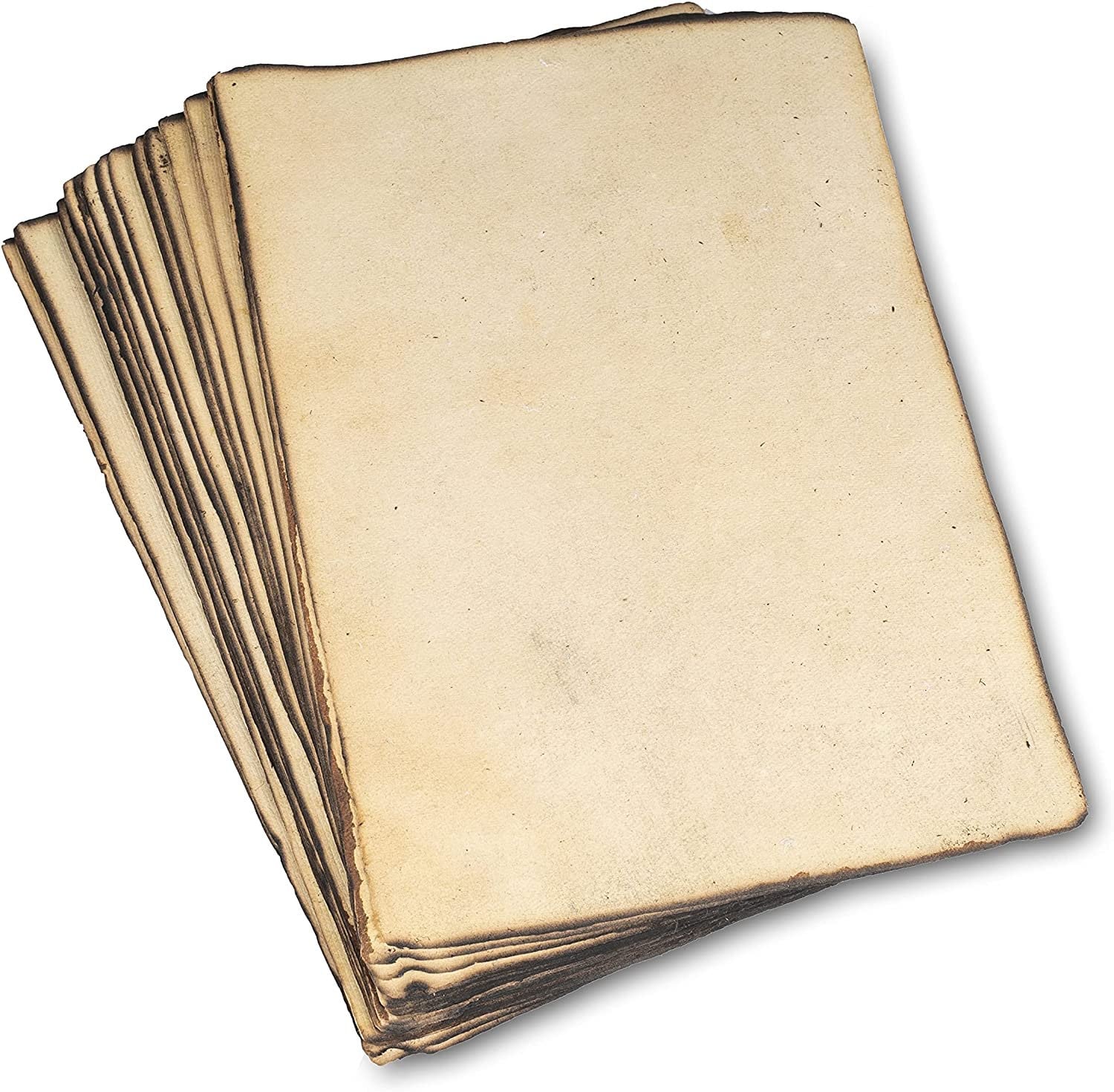 Antique Handmade Recycled Cotton Rag Paper With Slightly Antique Handmade Recycled Cotton Rag Paper With Slightly