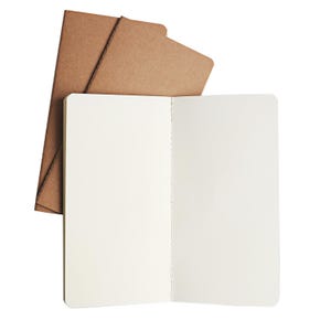 Bloc-notes du voyageur – Recharges de papier vierge, lot de 3