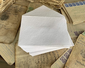 "Handgemachte Umschläge ""Wildblumensamen"" aus Papier zum Bepflanzen."