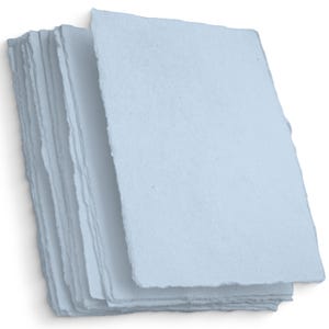 Wanderings Handmade Paper with Deckled Edge - Pack of 50 - Mixed Media, Wedding Invitations, Greeting Cards, Calligraphy - Thick 150 GSM