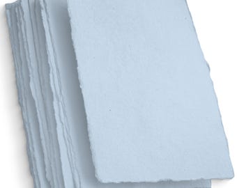 Wanderings Handmade Paper with Deckled Edge - Pack of 50 - Mixed Media, Wedding Invitations, Greeting Cards, Calligraphy - Thick 150 GSM