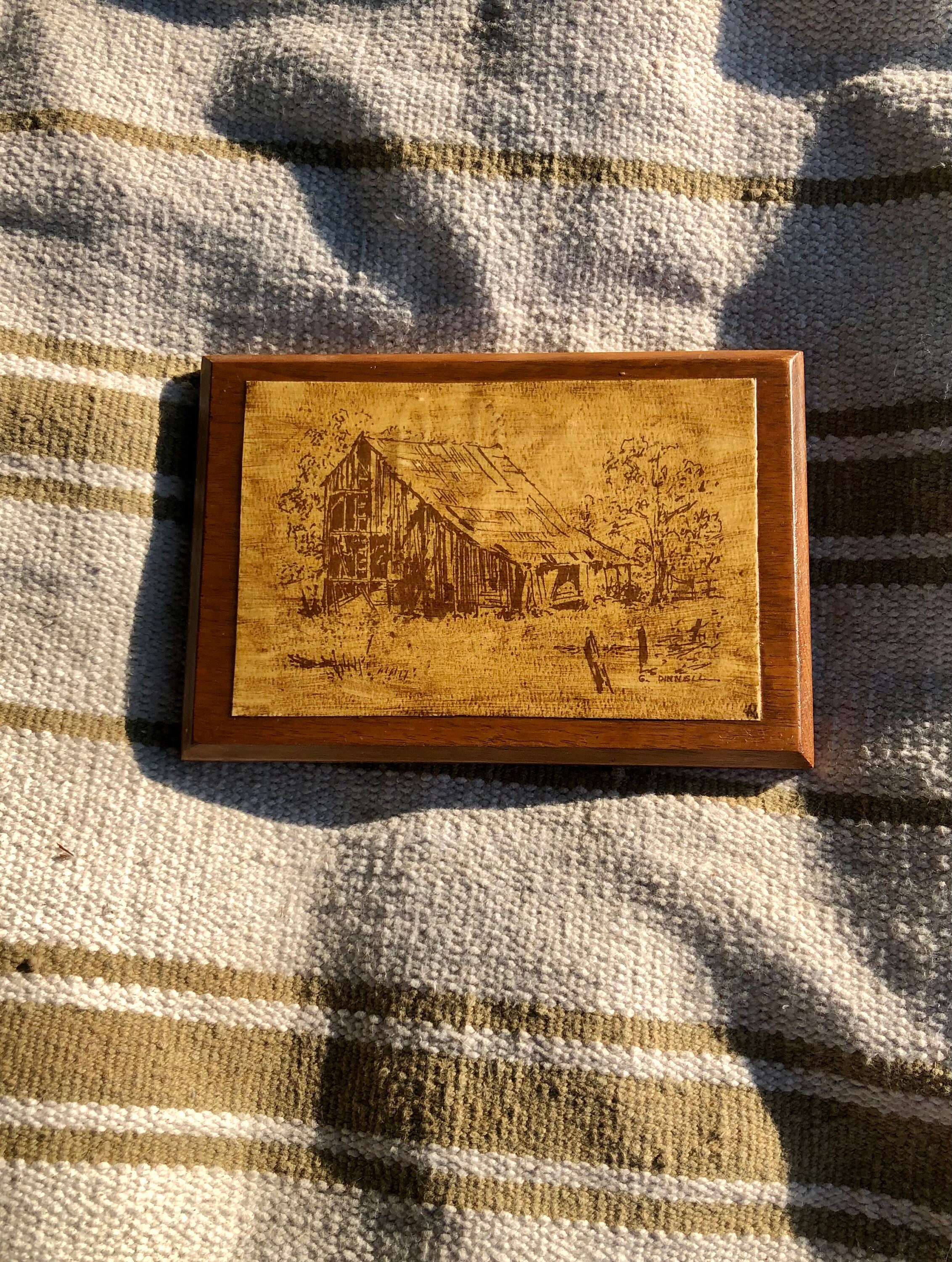 Handmade Vintage Decoupage Laminate Wooden Hanging Wall Art Etsy