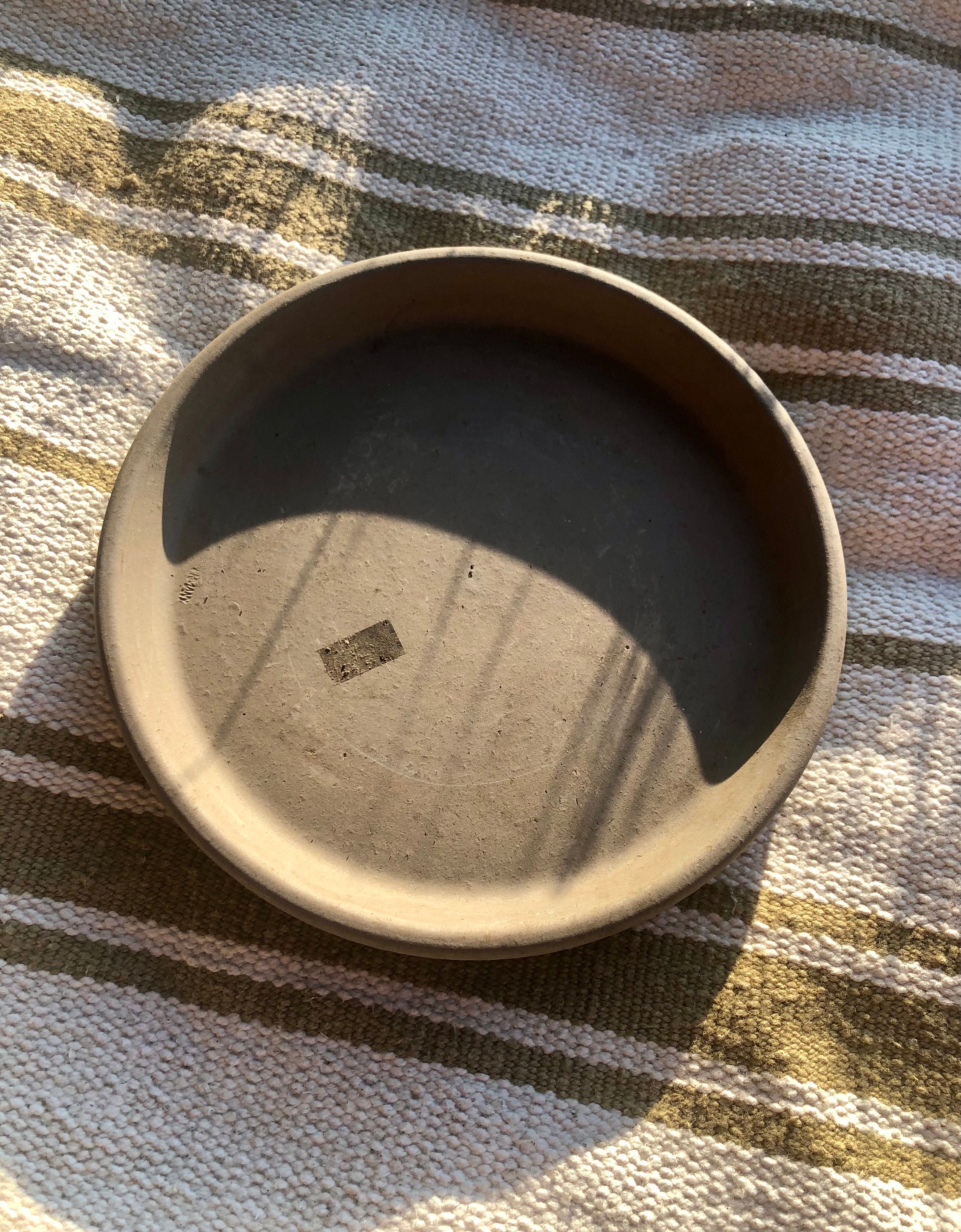 Concrete Style Plant Pot w Saucer Etsy