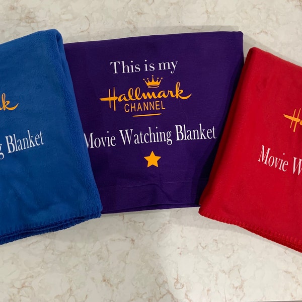 This is My Hallmark Channel Movie Watching Blanket - Options Available