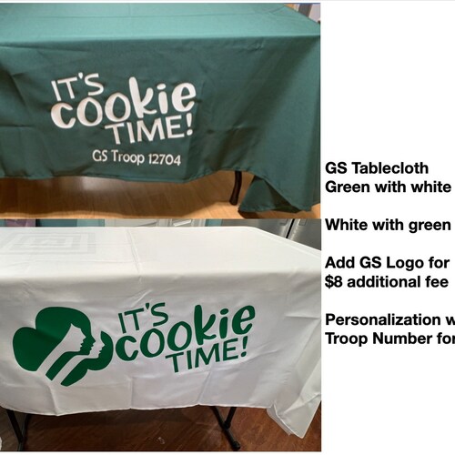 Girl Scout Tablecloth Custom Sized and Custom Made Etsy