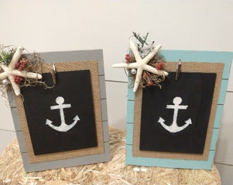 Beach house decor, coastal beach frames, decorative beach wedding frames, picture Frame Set, Coastal, Nautical decor, photo frames