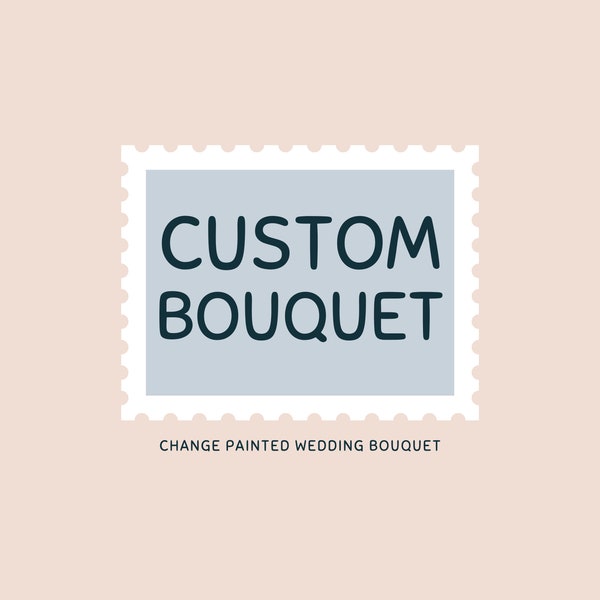 Add a custom bouquet to your design