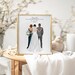 Parents of the Bride Artwork Print, Wedding Drawing, Personalized Custom Parents of the Bride Gift, Wedding Thank You