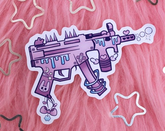 Kawaii Magical Girl Weapon Sticker