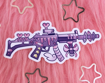 Yami Kawaii Magical Gun Sticker