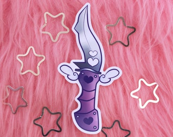 Kawaii Magical Dagger Sticker
