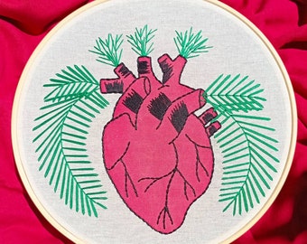 Heart - Embroidery Hoop Art