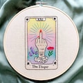 The Finger Card - Embroidery Hoop Art product logo