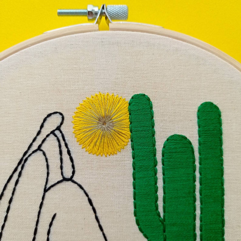 Abaporu Embroidery Hoop Art. Etsy