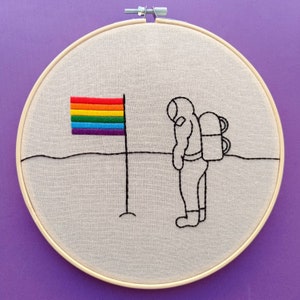 Regenboogvlag (LGBT) - Borduurringkunst