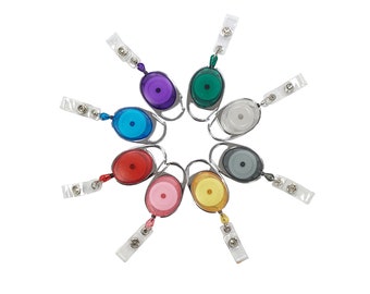 PCL Media Ltd Retractable Premier Yo Yo Badge Reel 8 Colour To Choose From For Your Personalised Printed ID Card