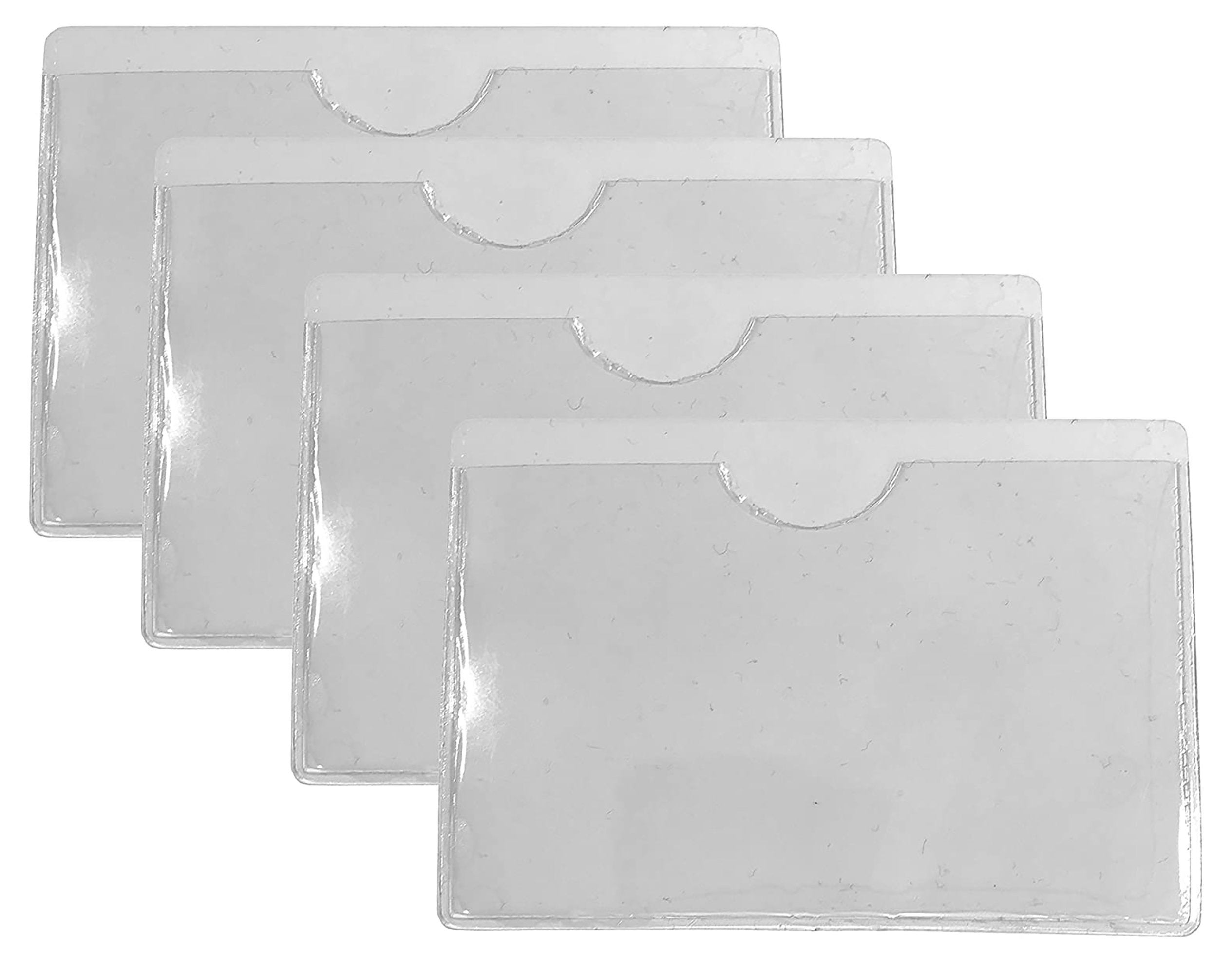 Storesmart Magnetic Business Card Holder 2 X 3 1/4 Vinyl Plastic Open  Long-white Back PE222ML 