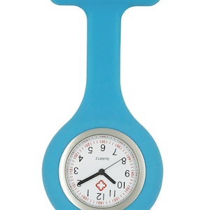 Infirmière, hôpital, médecin généraliste, médecin vétérinaire, montre gousset en silicone personnalisable au dos avec un dôme en silicone. image 6