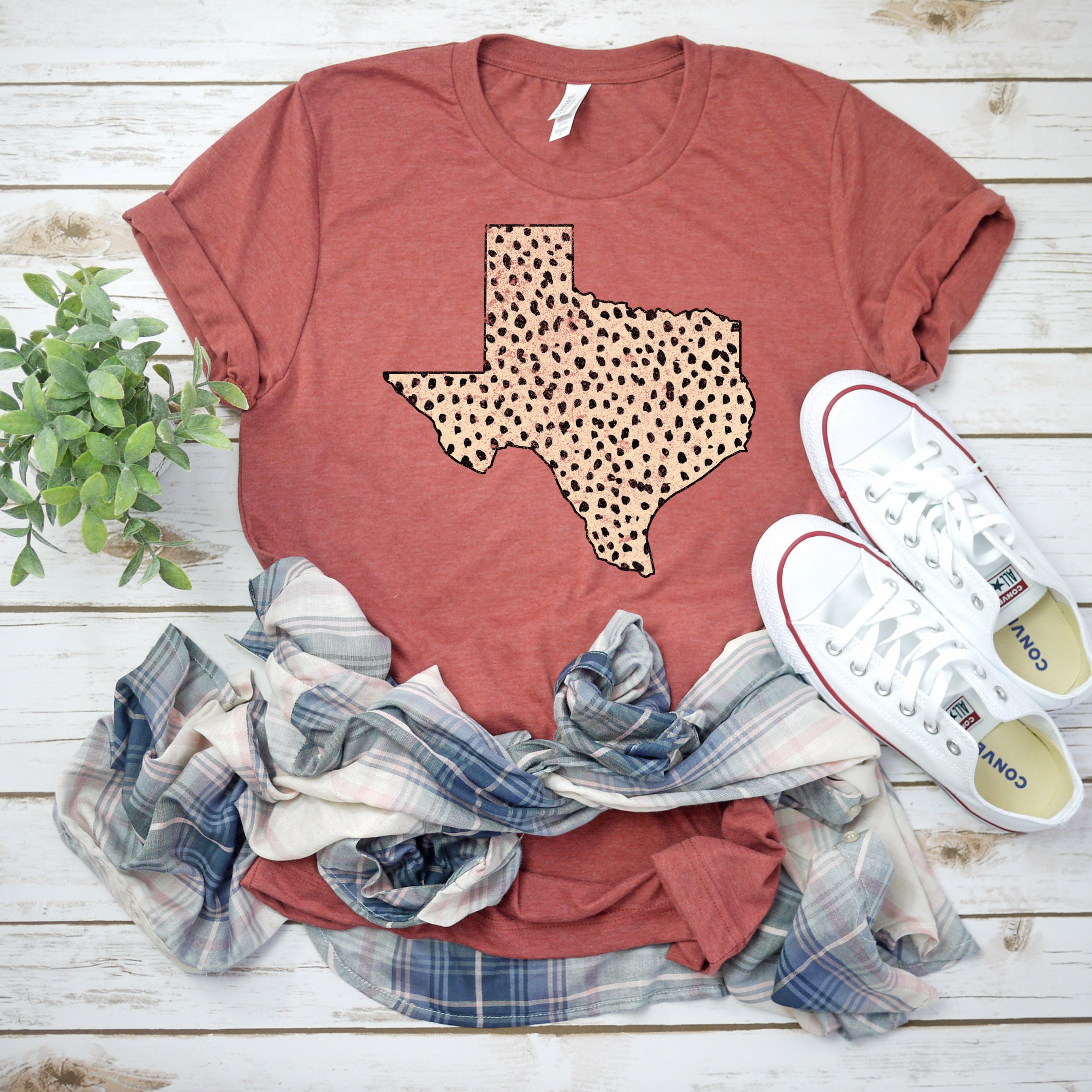 Texas TShirt TShirt Texas Dalmatian Print TShirt Texas | Etsy