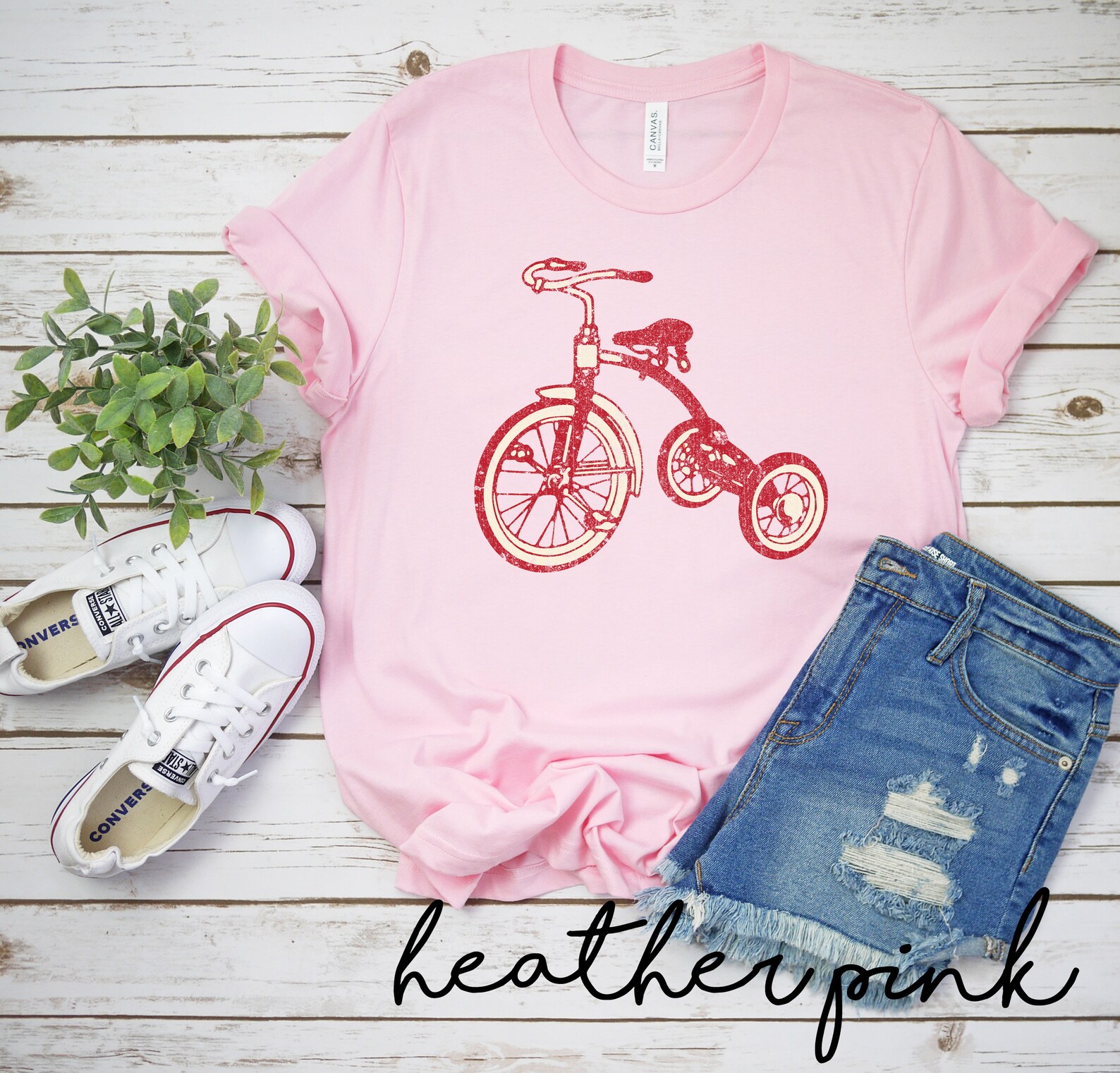 Vintage Red Tricycle T Shirt Mom T Shirt Gift Etsy