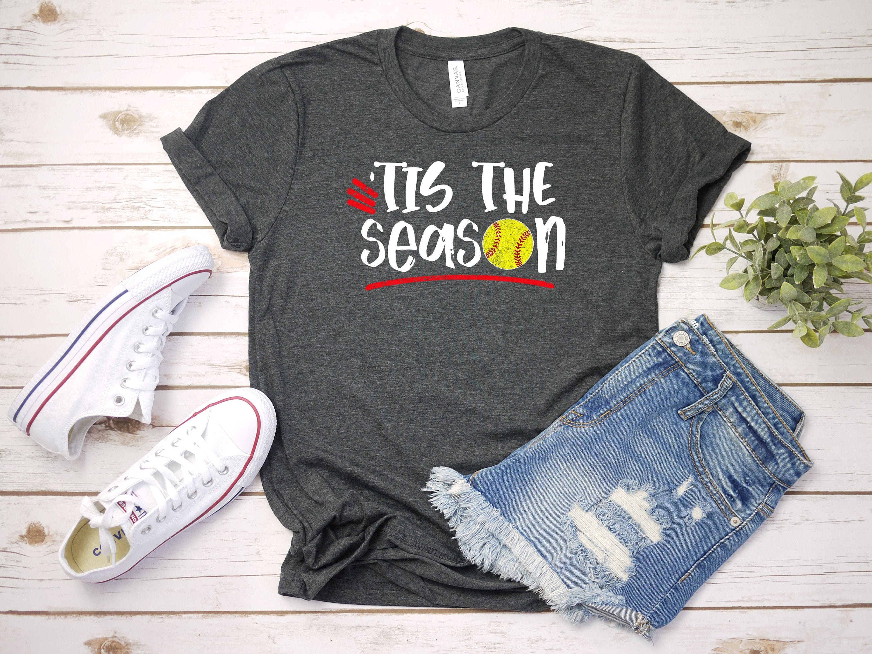 Discover Tis the Season Softball T-Shirt