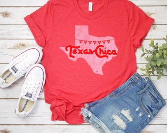 Texas Chica T Shirt Texas Gift | Etsy