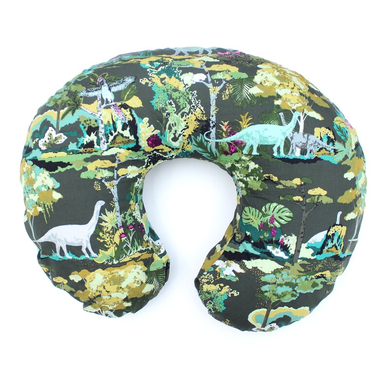 Dinosaur nursing pillow cover dinosaur boppy cover modern Etsy