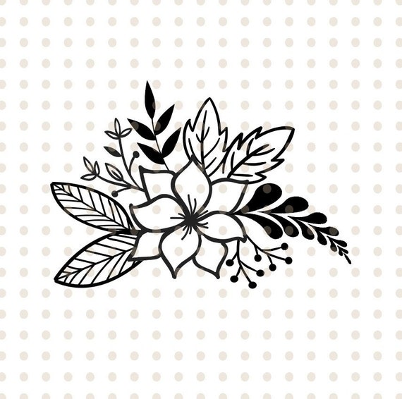 Download Floral SVG Flower Svg Floral Ornaments SVG Blossom Svg | Etsy