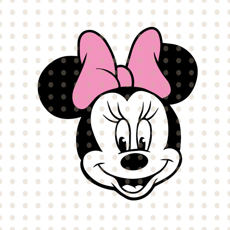 Download Minnie Mouse For Silhouette And Cricut Disney Silhouette Minnie Mouse Svg Instant Download Minnie Mouse Head Vector Minnie Mouse Cut File Clip Art Art Collectibles
