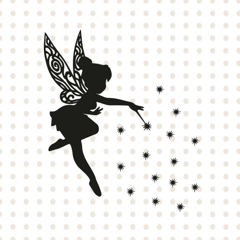 Download Tinkerbell Svg Peter pan Tinkerbell SVG dxf and png Instant | Etsy