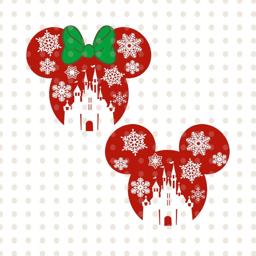 Download SVG Disney Castle Christmas svg png eps dxf jpg format ...