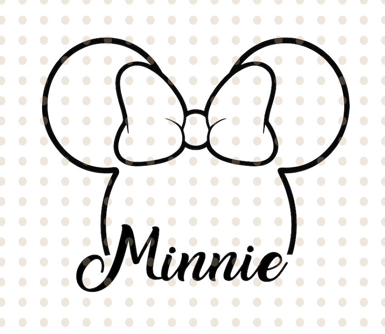 Free 213 Minnie Mouse Head Silhouette Svg Free SVG PNG EPS DXF File