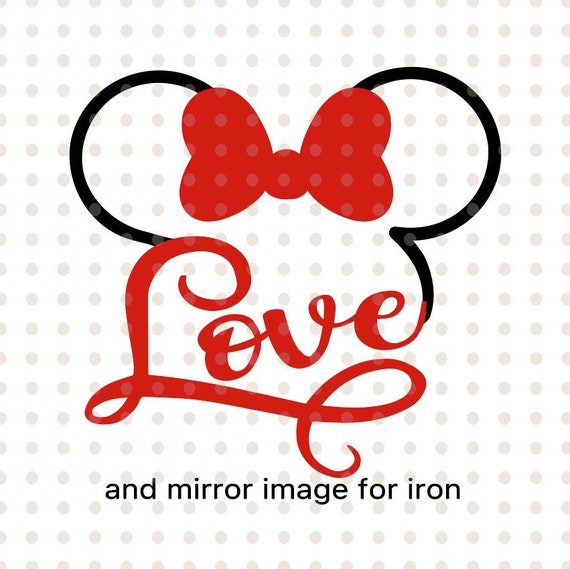 Download Disney svg love disney svg love minnie svg love minnie | Etsy