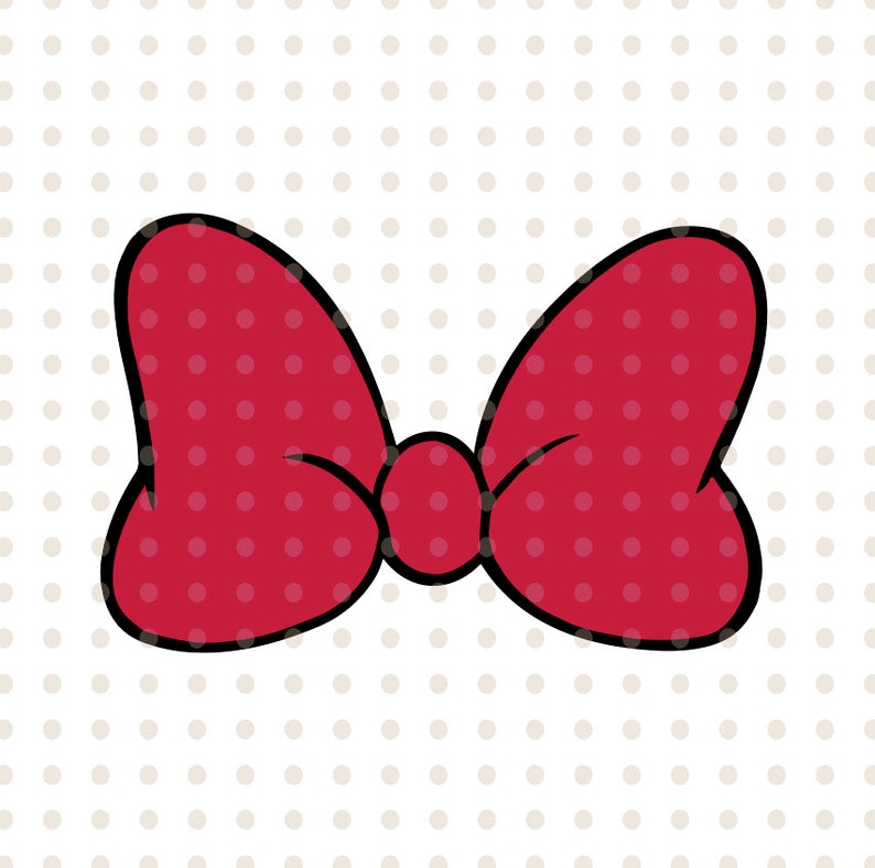 Free Free 194 Minnie Mouse Bow Svg Free SVG PNG EPS DXF File